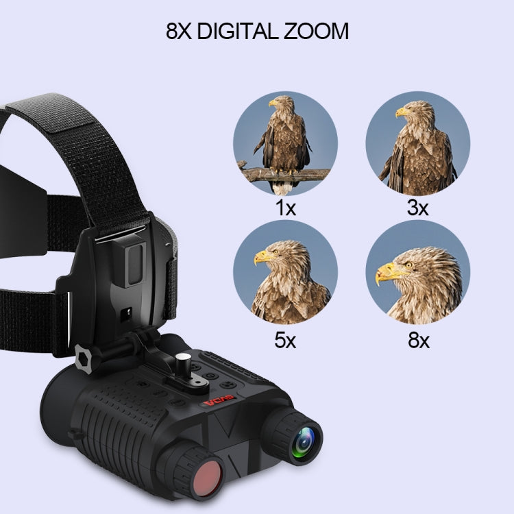 GVDA GD916 2.7 inch TFT Screen Binocular Head Mounted Infrared Night Vision Binoculars