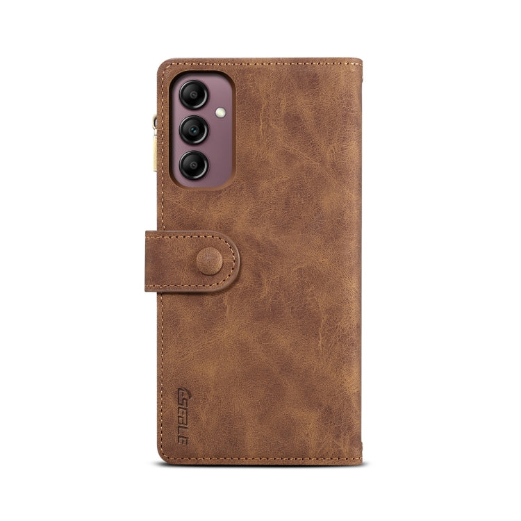 For Samsung Galaxy M15 / F15 ESEBLE Retro Frosted RFID Flip Leather Phone Case