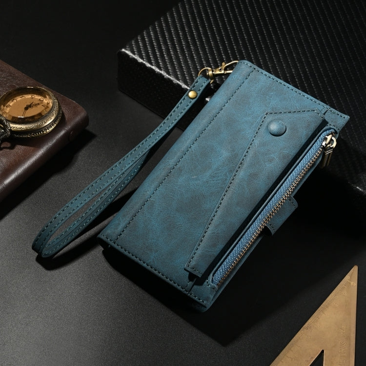 For Samsung Galaxy M15 / F15 ESEBLE Retro Frosted RFID Flip Leather Phone Case