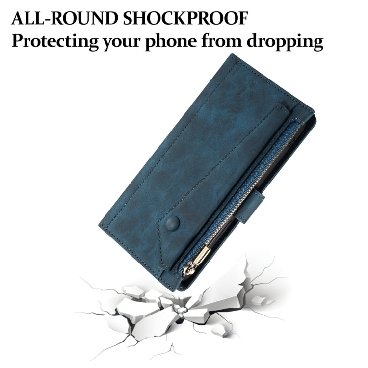 For Samsung Galaxy M15 / F15 ESEBLE Retro Frosted RFID Flip Leather Phone Case