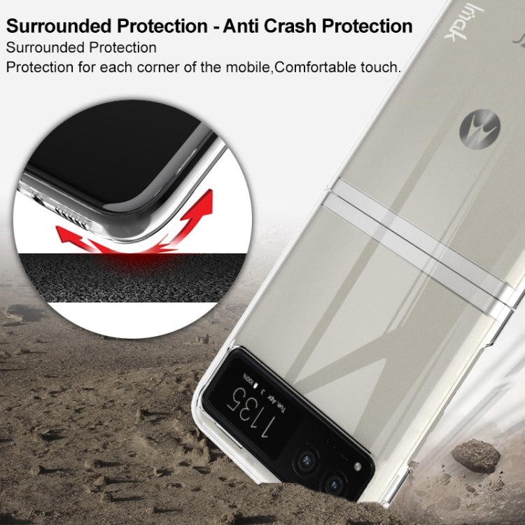 For Motorola Moto razr 40 IMAK Wing II Wear-resisting Crystal Protective Case