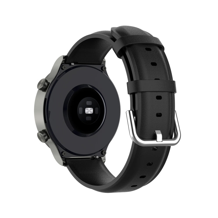 For Huawei Watch 4 / Watch 4 Pro Round Tail Leather Watch Band