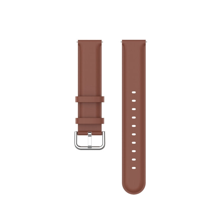 For Huawei Watch 4 / Watch 4 Pro Round Tail Leather Watch Band