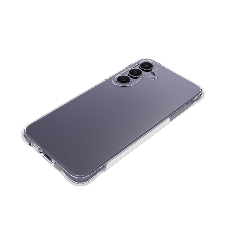 For Samsung Galaxy S24 FE 5G Shockproof Non-slip Thickening TPU Phone Case - Transparent