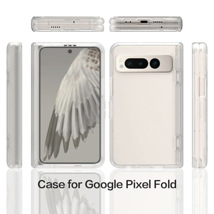 For Google Pixel Fold Scratchproof Acrylic TPU Phone Case