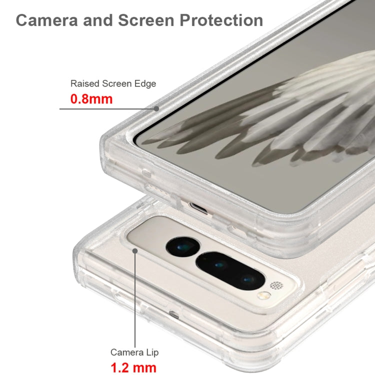 For Google Pixel Fold Scratchproof Acrylic TPU Phone Case