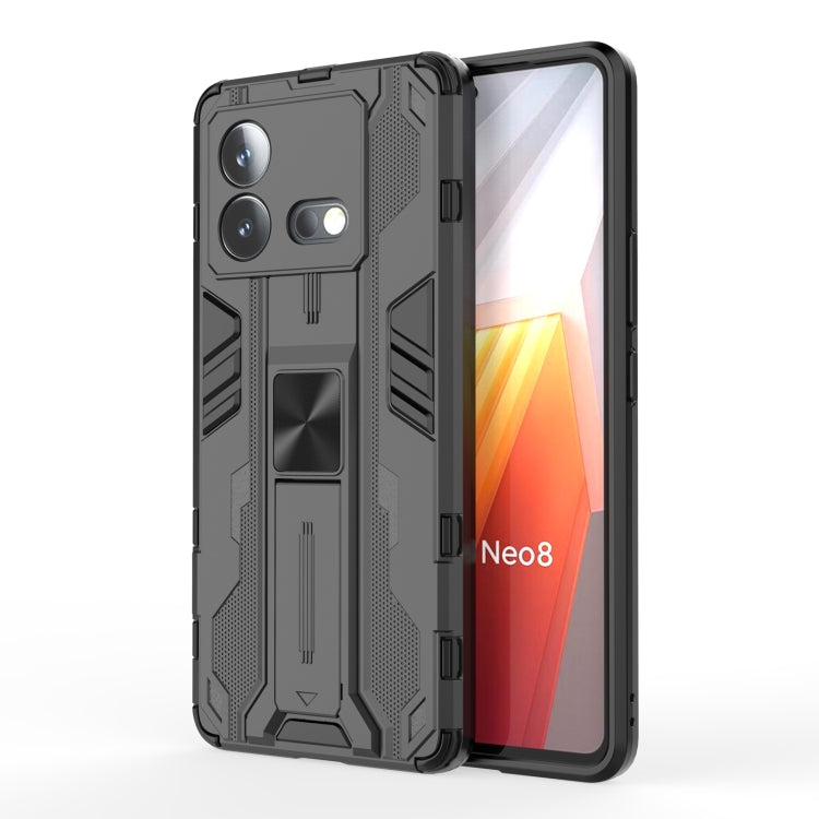 For vivo iQOO Neo8 5G Supersonic PC + TPU Shock-proof Phone Case with Holder
