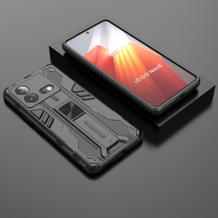 For vivo iQOO Neo8 5G Supersonic PC + TPU Shock-proof Phone Case with Holder