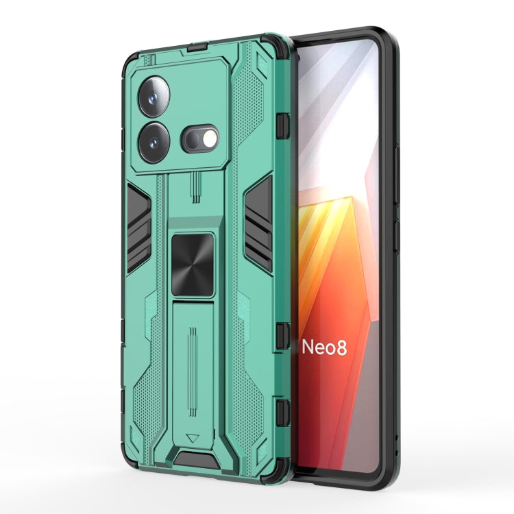 For vivo iQOO Neo8 5G Supersonic PC + TPU Shock-proof Phone Case with Holder