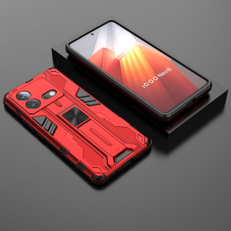 For vivo iQOO Neo8 5G Supersonic PC + TPU Shock-proof Phone Case with Holder