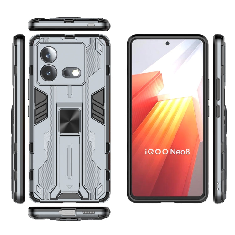 For vivo iQOO Neo8 5G Supersonic PC + TPU Shock-proof Phone Case with Holder
