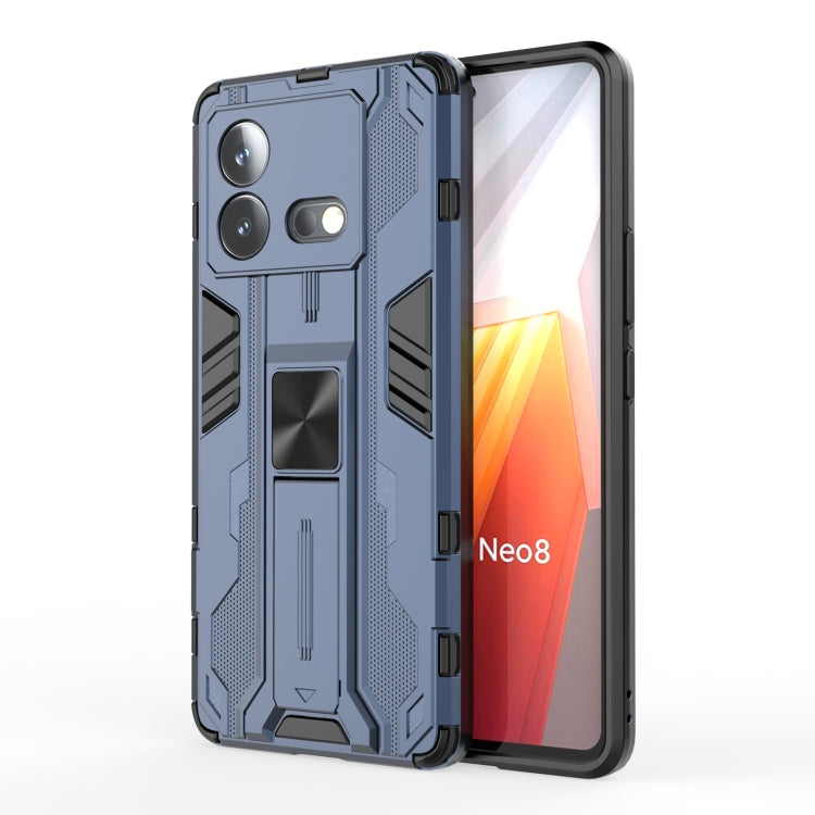 For vivo iQOO Neo8 5G Supersonic PC + TPU Shock-proof Phone Case with Holder