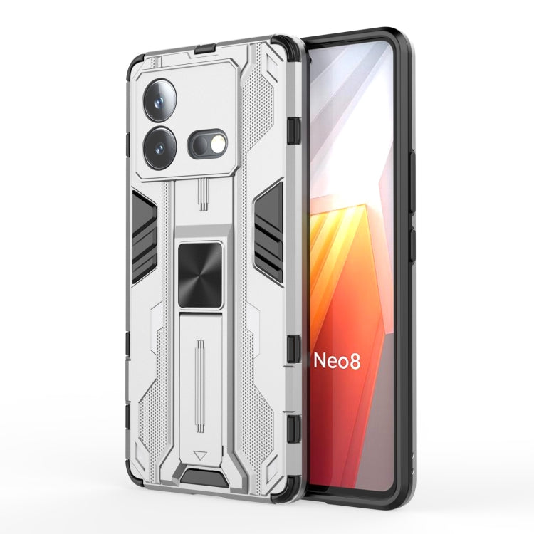 For vivo iQOO Neo8 5G Supersonic PC + TPU Shock-proof Phone Case with Holder