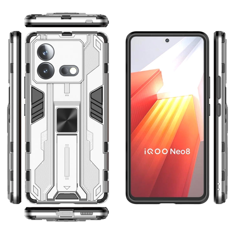 For vivo iQOO Neo8 5G Supersonic PC + TPU Shock-proof Phone Case with Holder