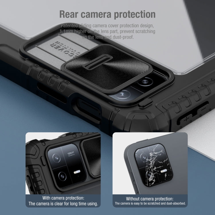 For Xiaomi Pad 6 / Pad 6 Pro NILLKIN Bumper Pro Camshield Tablet Leather Case