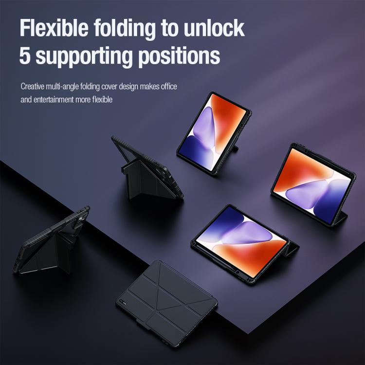 For Xiaomi Pad 7 / Pad 7 Pro NILLKIN Bumper Pro Camshield Tablet Leather Case