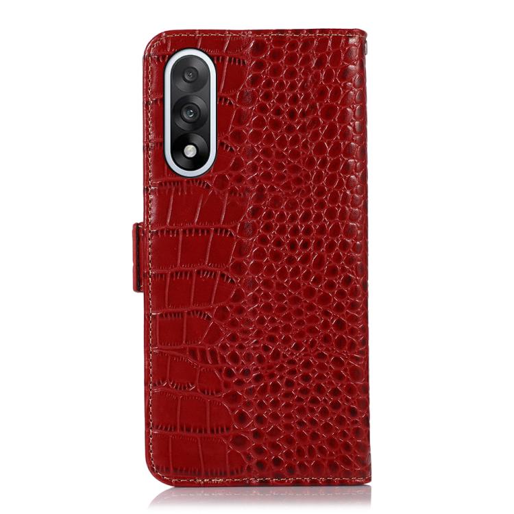 For OnePlus Nord 5 / Ace 5 Ultra Crocodile Top Layer Cowhide Leather Phone Case