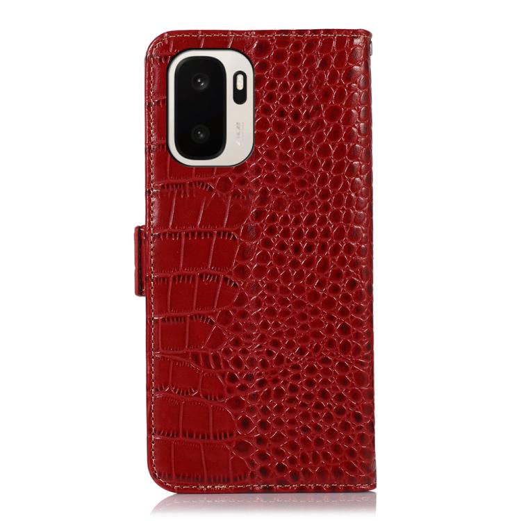 For OnePlus Ace 6 Ultra Crocodile Top Layer Cowhide Leather Phone Case