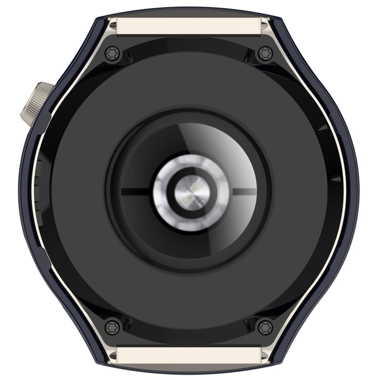 For Huawei Watch 4 Pro Half Coverage Hollowed Watch Protective Case + Hydrogel Film Set
