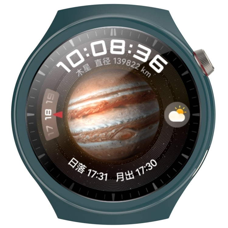 For Huawei Watch 4 Pro Half Coverage Hollowed Watch Protective Case + Hydrogel Film Set