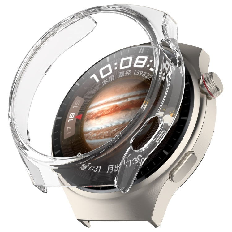 For Huawei Watch 4 Pro Half Coverage Hollowed Watch Protective Case + Hydrogel Film Set
