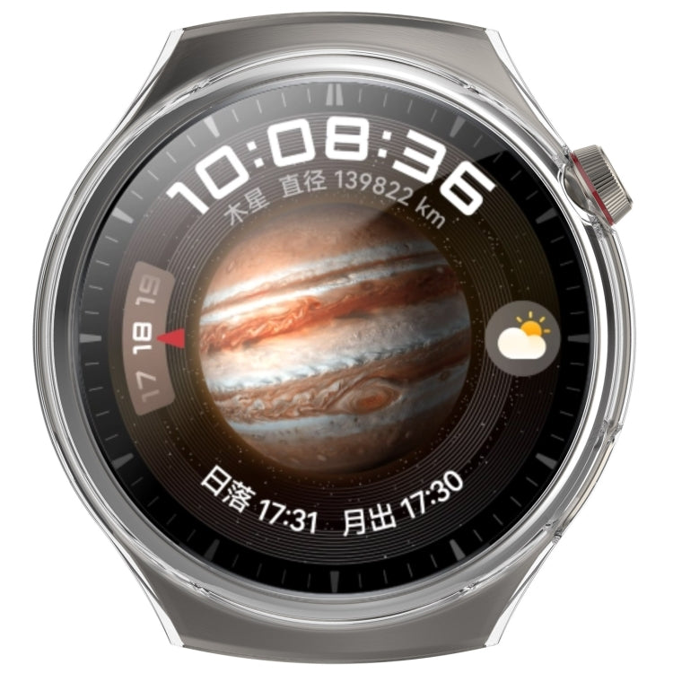 For Huawei Watch 4 Pro Half Coverage Hollowed Watch Protective Case + Hydrogel Film Set