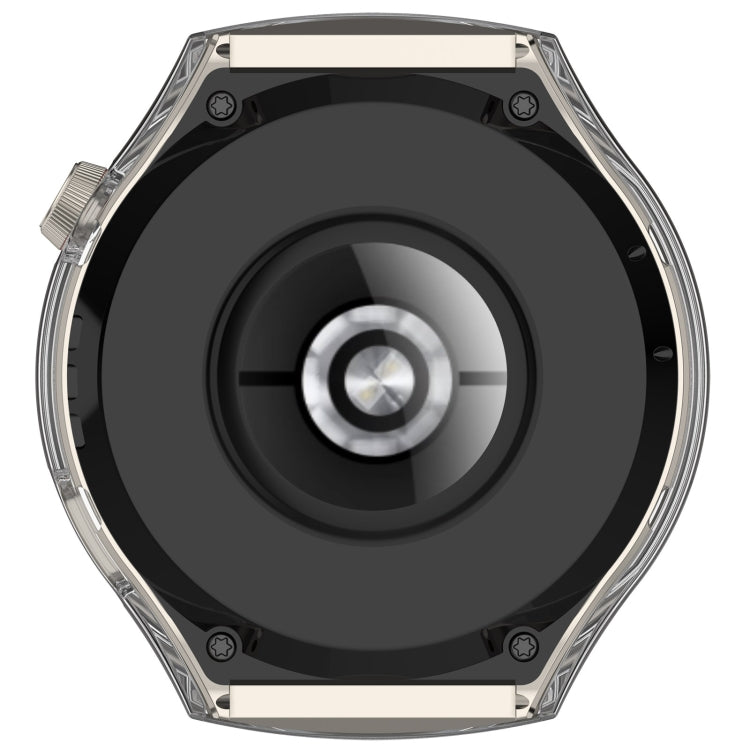 For Huawei Watch 4 Pro Half Coverage Hollowed Watch Protective Case + Hydrogel Film Set
