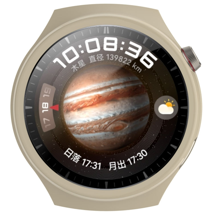 For Huawei Watch 4 Pro Half Coverage Hollowed Watch Protective Case + Hydrogel Film Set
