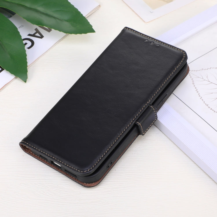 For OnePlus Nord 4 Magnetic Crazy Horse Texture Genuine Leather RFID Phone Case