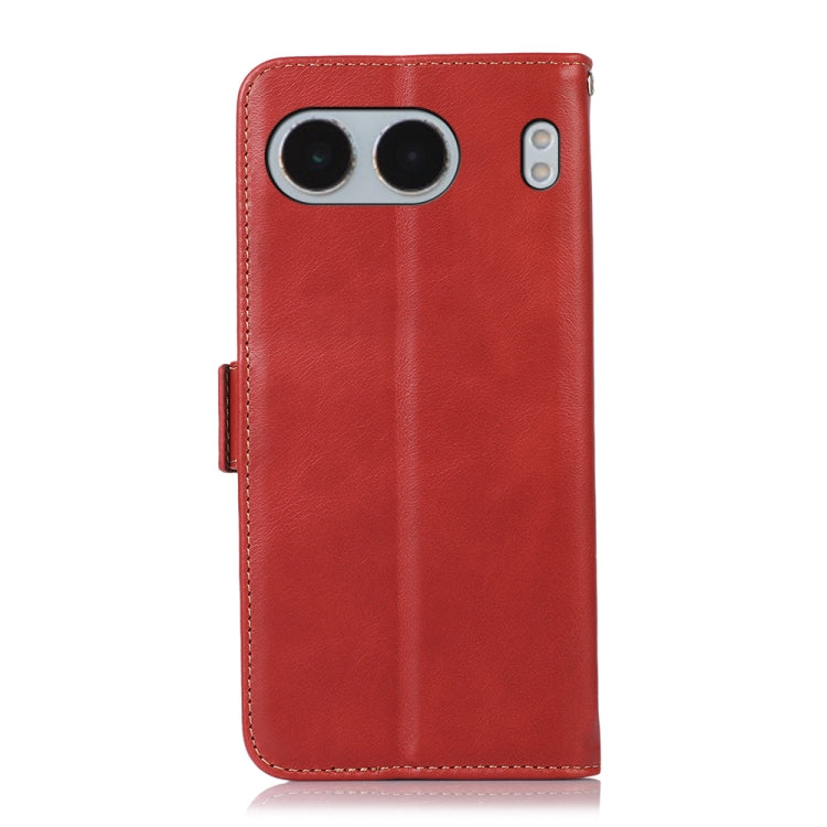 For OnePlus Nord 4 Magnetic Crazy Horse Texture Genuine Leather RFID Phone Case