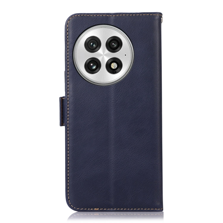 For OnePlus Nord 13 Magnetic Crazy Horse Texture Genuine Leather RFID Phone Case