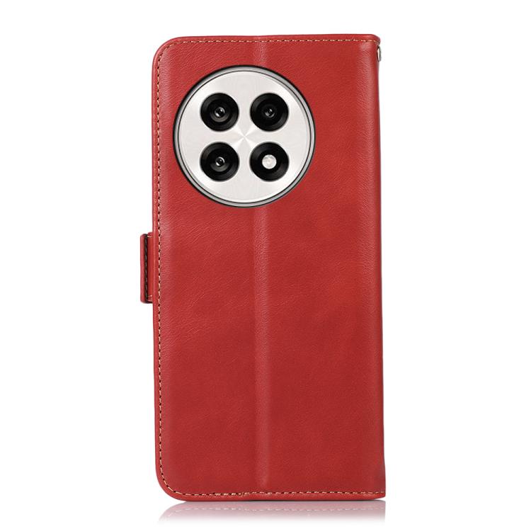 For OnePlus Ace 5 Pro / Ace 5 Magnetic Crazy Horse Texture Genuine Leather RFID Phone Case