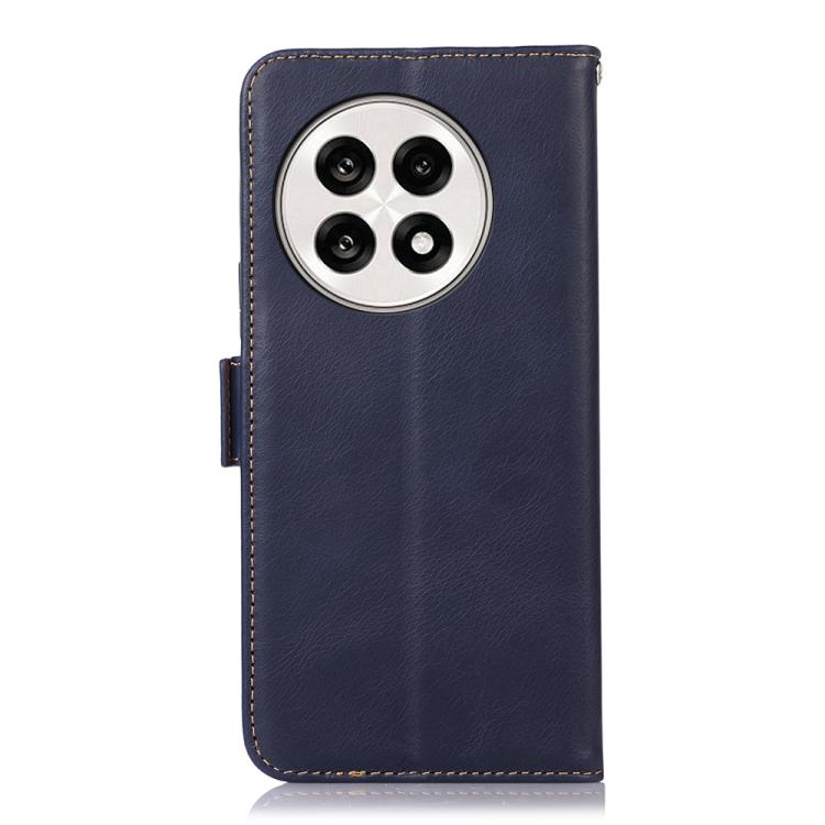 For OnePlus Ace 5 Pro / Ace 5 Magnetic Crazy Horse Texture Genuine Leather RFID Phone Case