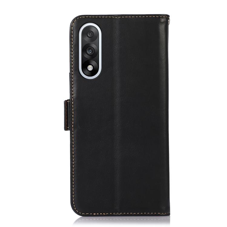 For OnePlus Nord 5 / Ace 5 Ultra Magnetic Crazy Horse Texture Genuine Leather RFID Phone Case
