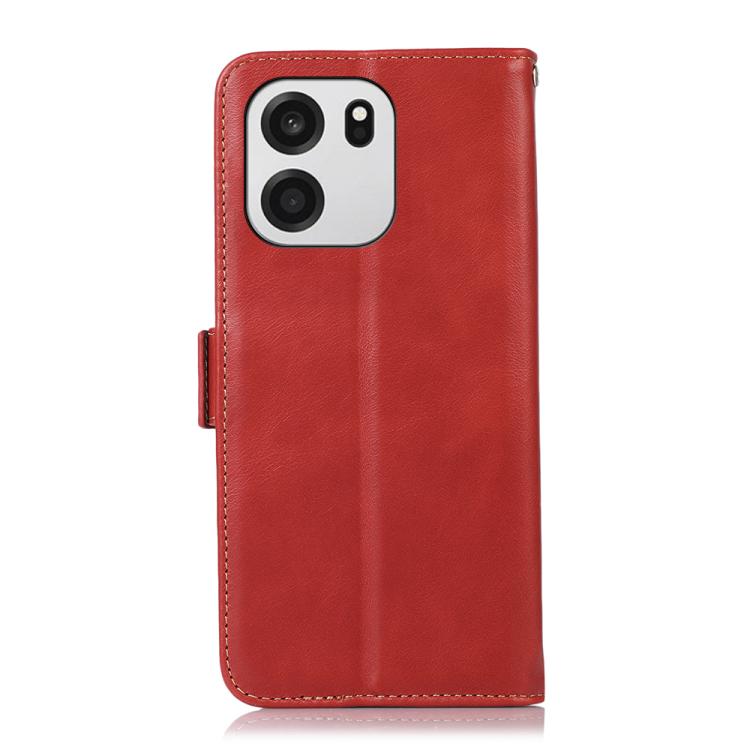 For OnePlus Turbo 6V / Turbo 6 Magnetic Crazy Horse Texture Genuine Leather RFID Phone Case