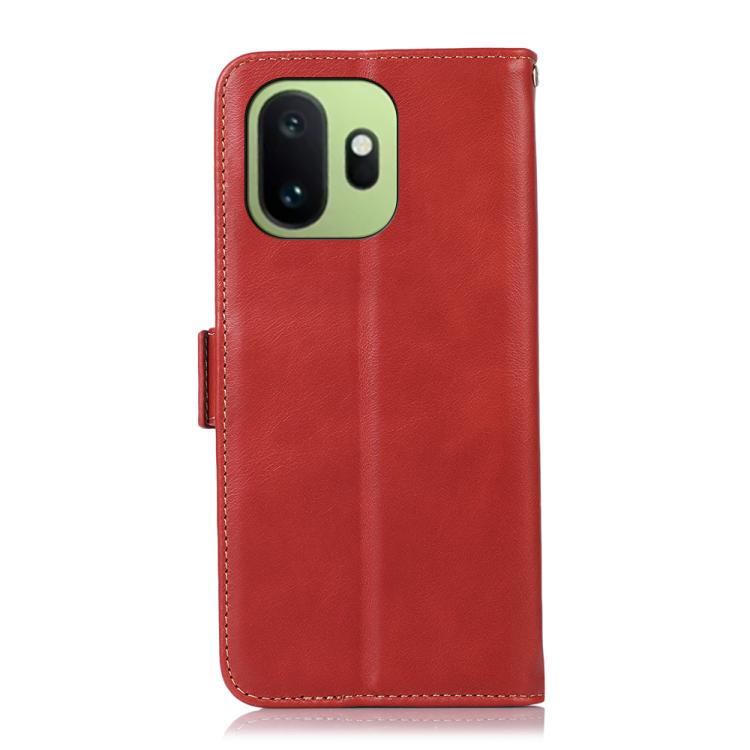 For OnePlus 15T Magnetic Crazy Horse Texture Genuine Leather RFID Phone Case