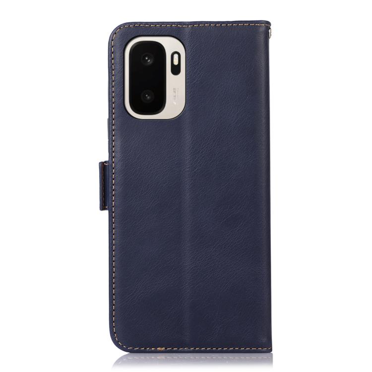 For OnePlus Ace 6 Ultra Magnetic Crazy Horse Texture Genuine Leather RFID Phone Case