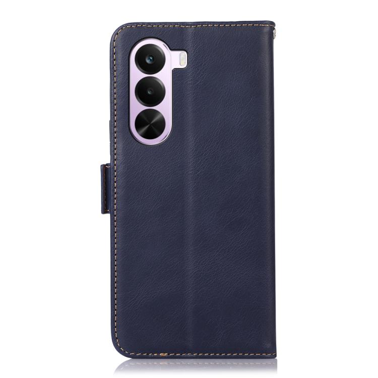 For OnePlus Nord CE6 Lite 5G Global Magnetic Crazy Horse Texture Genuine Leather RFID Phone Case