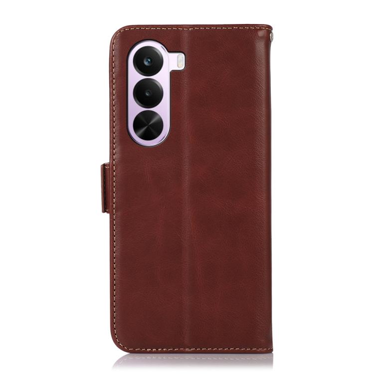 For OnePlus Nord CE6 Lite 5G Global Magnetic Crazy Horse Texture Genuine Leather RFID Phone Case
