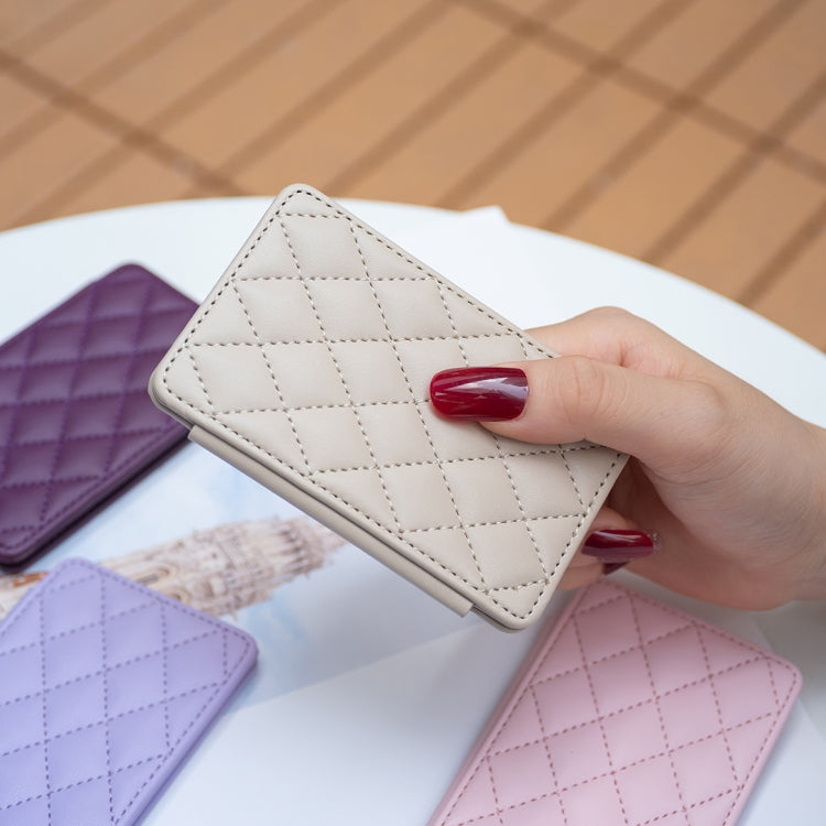 BFK05 Rhombus Pattern Card Bag Mobile Phone Back Sticker