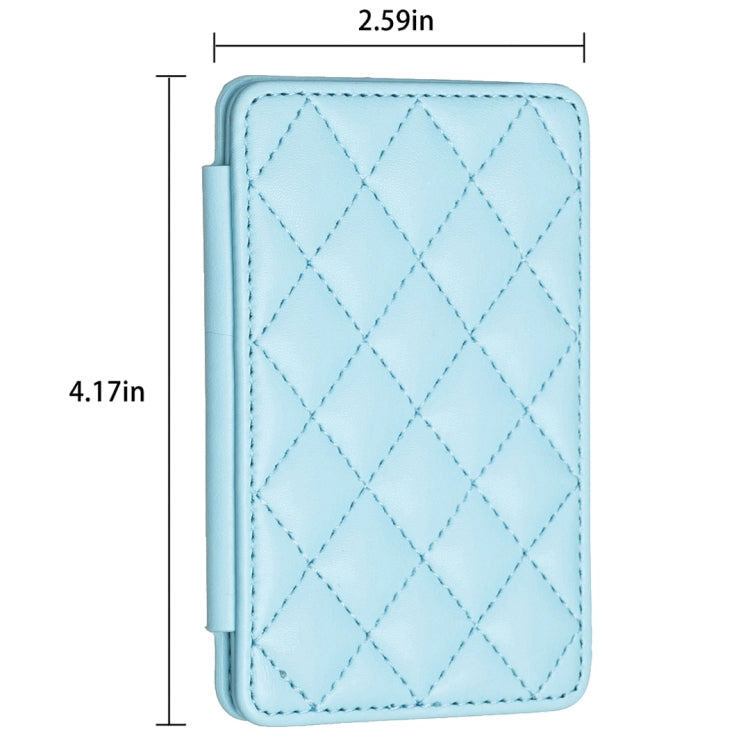 BFK05 Rhombus Pattern Card Bag Mobile Phone Back Sticker
