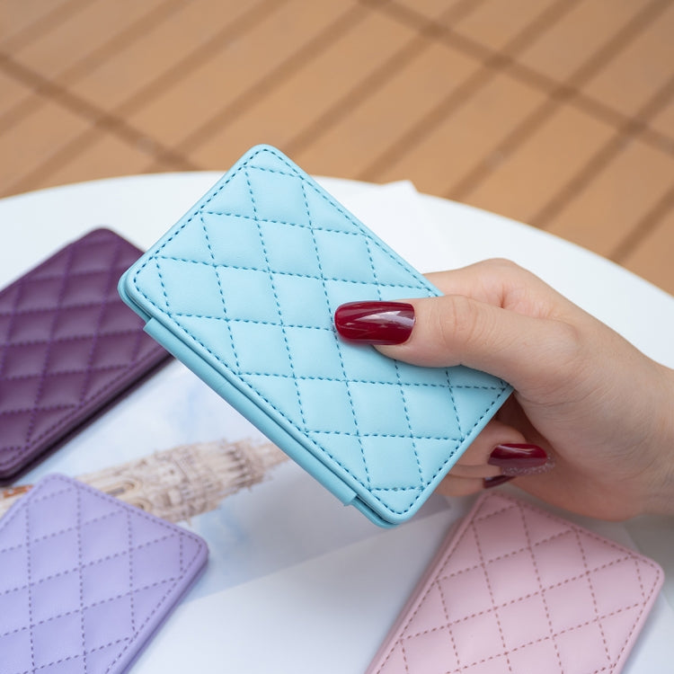 BFK05 Rhombus Pattern Card Bag Mobile Phone Back Sticker