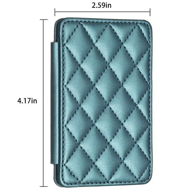 BFK05 Rhombus Pattern Card Bag Mobile Phone Back Sticker