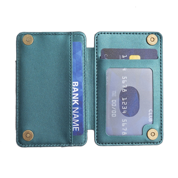 BFK05 Rhombus Pattern Card Bag Mobile Phone Back Sticker
