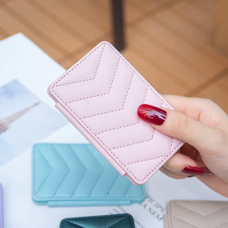BFK02 Wave Pattern Card Bag Mobile Phone Back Sticker
