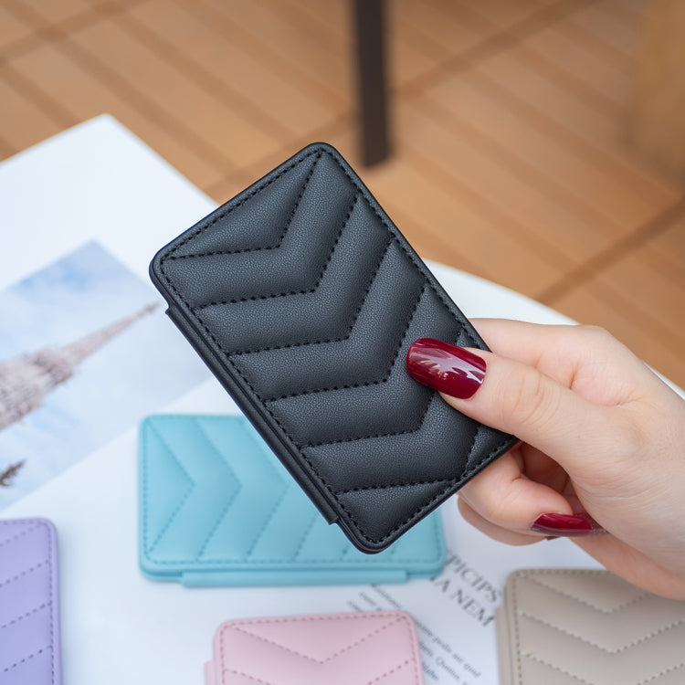 BFK02 Wave Pattern Card Bag Mobile Phone Back Sticker