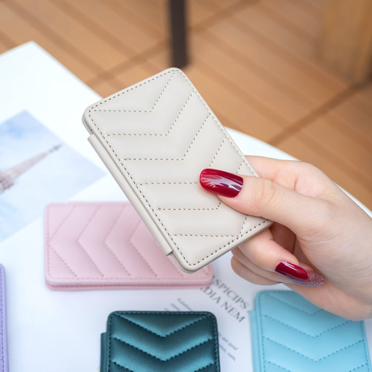 BFK02 Wave Pattern Card Bag Mobile Phone Back Sticker