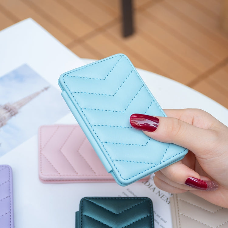 BFK02 Wave Pattern Card Bag Mobile Phone Back Sticker