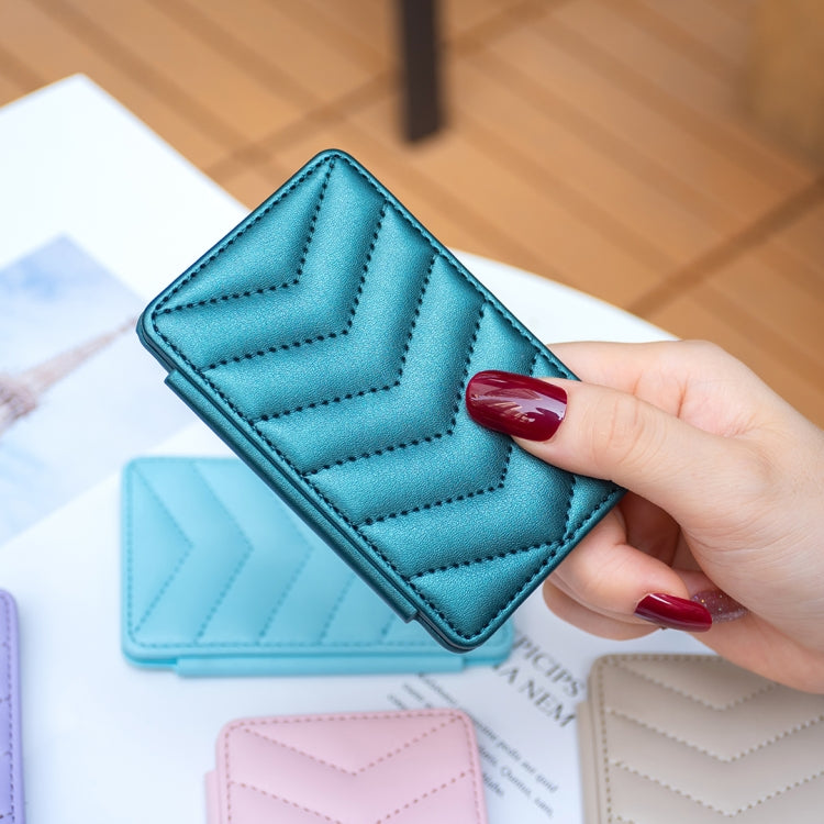 BFK02 Wave Pattern Card Bag Mobile Phone Back Sticker