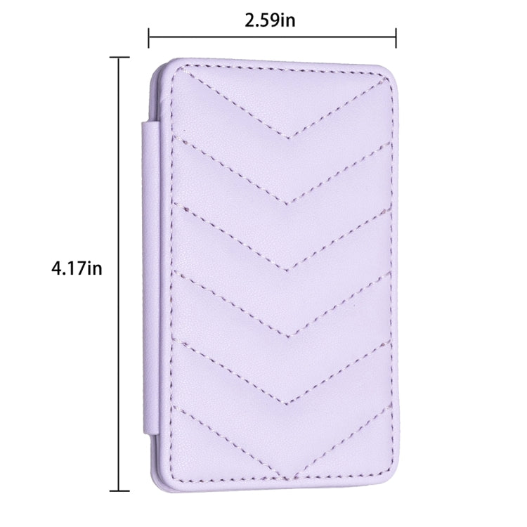 BFK02 Wave Pattern Card Bag Mobile Phone Back Sticker